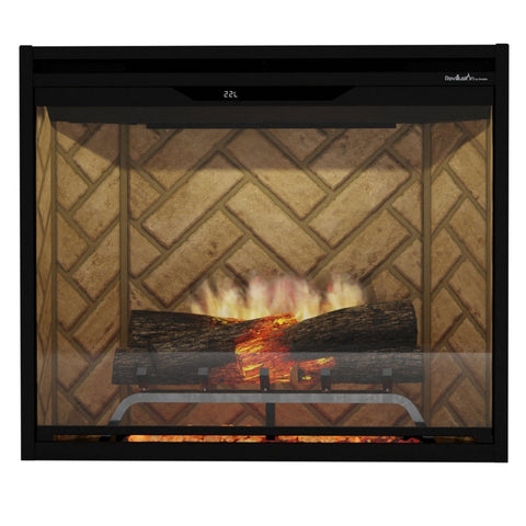 Dimplex Revillusion® 30-Inch Built-In Electric Fireplace - Herringbone Backer Panels - REV30-HB | 500005734