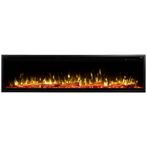 Image of Touchstone Sideline Elite Pro 72-inch Black Smart Electric Fireplace | 80059
