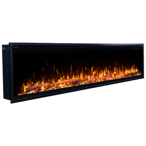 Image of Touchstone Sideline Elite Pro 84-inch Black Smart Electric Fireplace | 80062