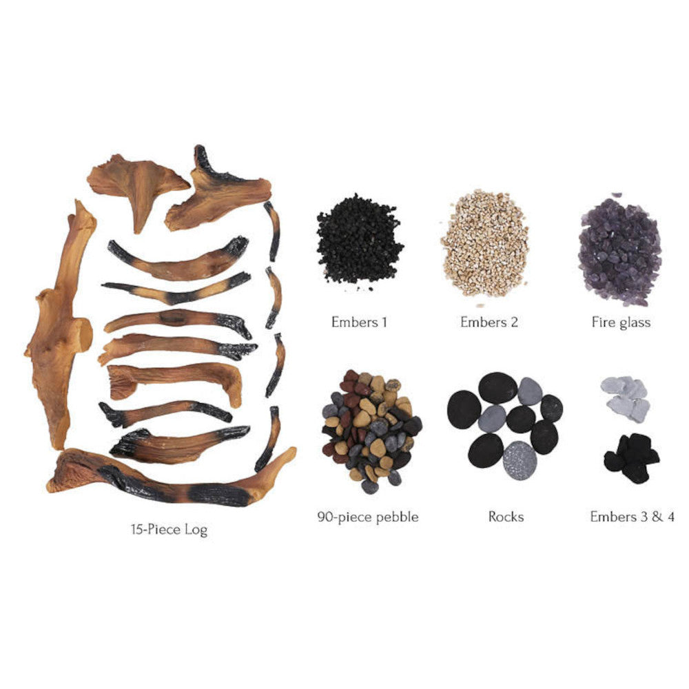 Amantii Tru-View XL 40" Deep Indoor/Outdoor 3-Sided Glass Smart Electric Fireplace | 40-TRU-VIEW-XL