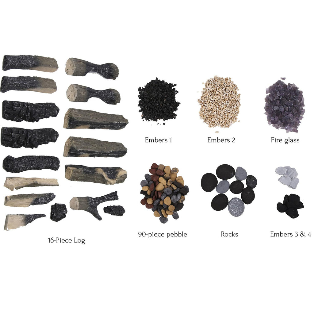 Amantii Tru-View XL 40" Deep Indoor/Outdoor 3-Sided Glass Smart Electric Fireplace | 40-TRU-VIEW-XL