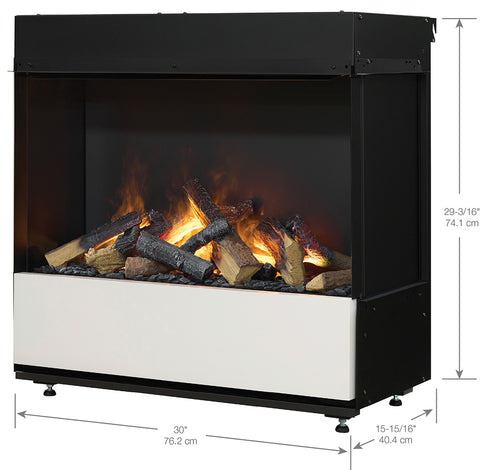 Image of Dimplex Optimyst Aura 30" Water Vapor Electric Fireplace | 3STEP-RGB-AM