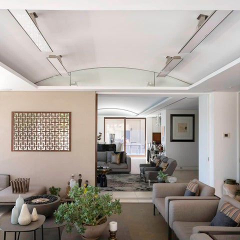 Image of Bromic Heating 33" Platinum Smart-Heat Electric Outdoor Patio Heater 2300W 220-240V White - BH0320007