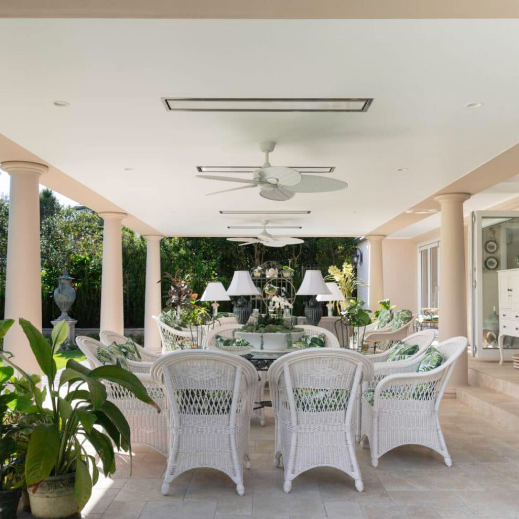 Bromic Heating 50" Platinum Smart-Heat Electric Outdoor Patio Heater 3400W 208V White - BH0320022