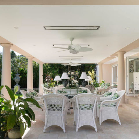 Image of Bromic Heating 50" Platinum Smart-Heat Electric Outdoor Patio Heater 3400W 208V White - BH0320022