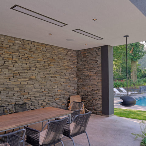 Image of Bromic Heating 50" Platinum Smart-Heat Electric Outdoor Patio Heater 3400W 208V White - BH0320022