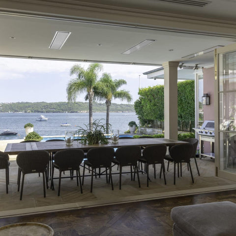 Image of Bromic Heating 50" Platinum Smart-Heat Electric Marine Outdoor Patio Heater 3400W 208V White | BH0320026