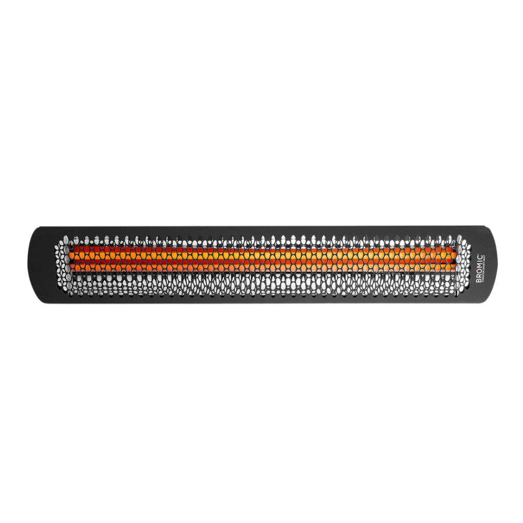 Bromic Heating 44" Tungsten Smart-Heat Electric Double Element Heater 2000W 220-240V Black | BH0420030