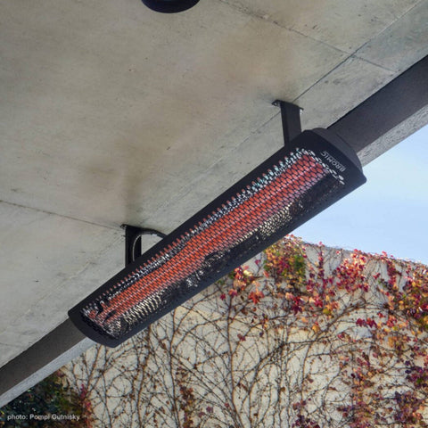 Image of Bromic Heating 44" Tungsten Smart-Heat Electric Double Element Heater 2000W 220-240V Black | BH0420030