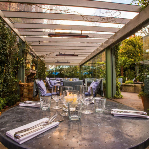 Image of Bromic Heating 44" Tungsten Smart-Heat Electric Double Element Heater 2000W 220-240V Black | BH0420030