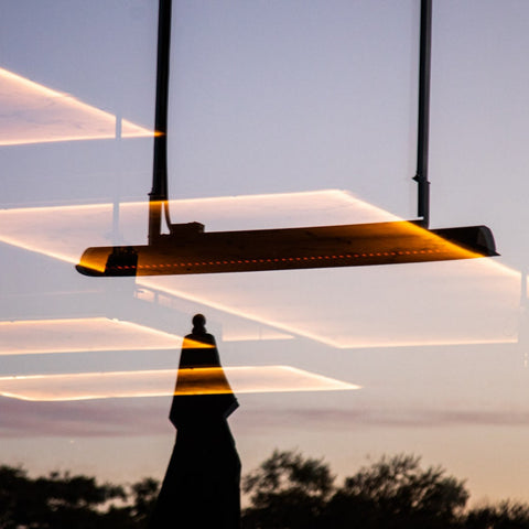 Image of Bromic Heating 56" Tungsten Smart-Heat Electric Double Element Heater 3000W 220-240V Black | BH0420031