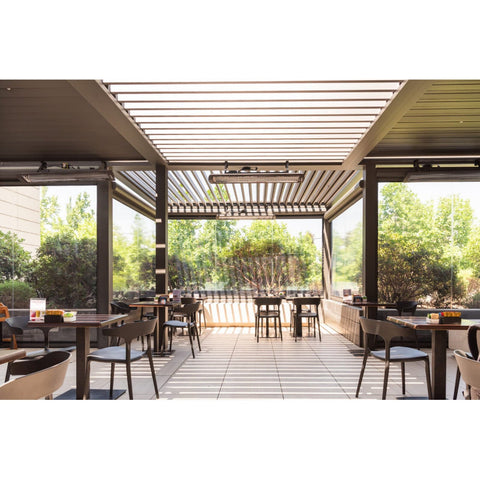 Image of Bromic Heating 44" Tungsten Smart-Heat Electric Double Element Heater 4000W 220-240V Black | BH0420032