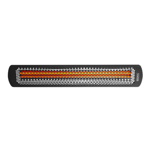 Bromic Heating 44" Tungsten Smart-Heat Electric Double Element Heater 4000W 220-240V Black | BH0420032