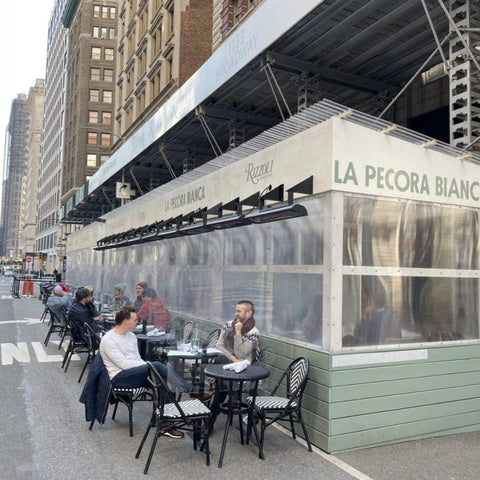 Image of Bromic Heating 44" Tungsten Smart-Heat Electric Double Element Heater 4000W 220-240V Black | BH0420032