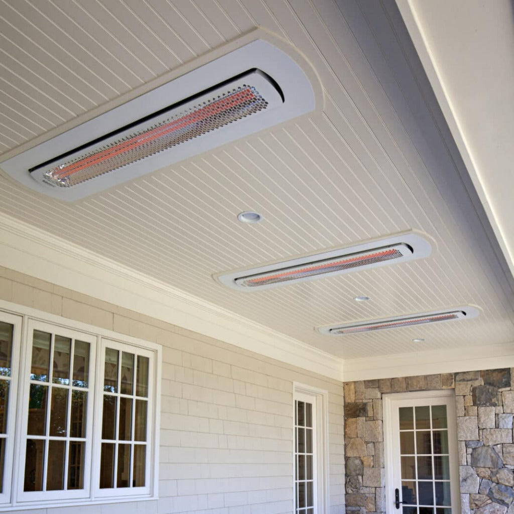 Bromic Heating 56" Tungsten Smart-Heat Electric Double Element Heater 6000W 208V White | BH0420036