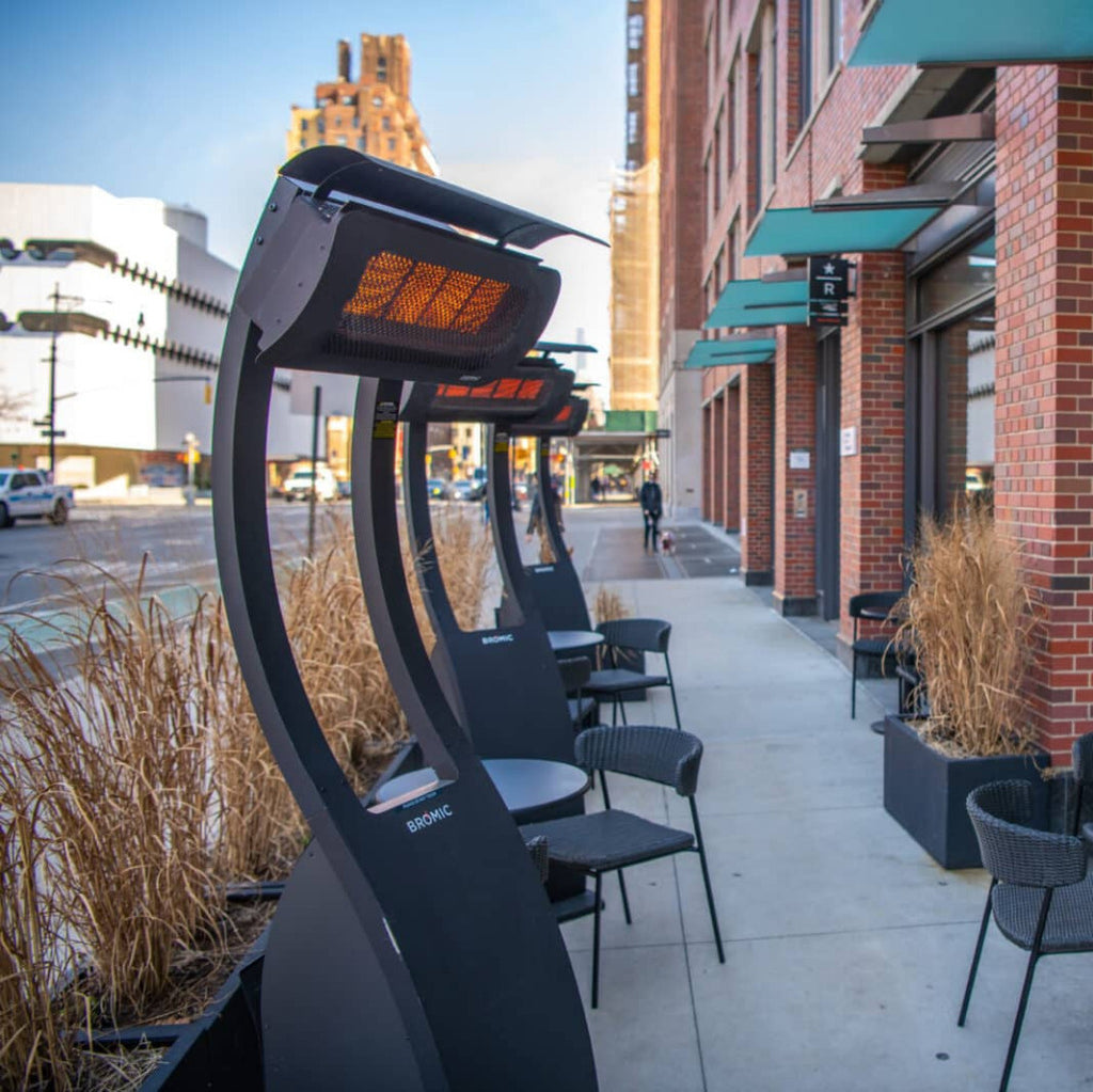 Bromic Heating 500 Series Tungsten Smart-Heat Portable Liquid Propane Gas Freestanding Heater Black | BH0510001