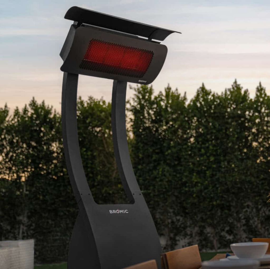 Bromic Heating Tungsten Smart-Heat Portable Natural Gas Freestanding Heater Black | BH0510005