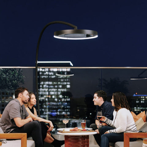 Image of Bromic Heating Eclipse Smart-Heat 2900 Watt Electric Portable Freestanding Heater and Light With Dimmer Control | BH0820001-1