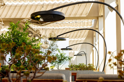 Image of Bromic Heating Eclipse Smart-Heat 2900 Watt Electric Portable Freestanding Heater and Light With Dimmer Control | BH0820001-1