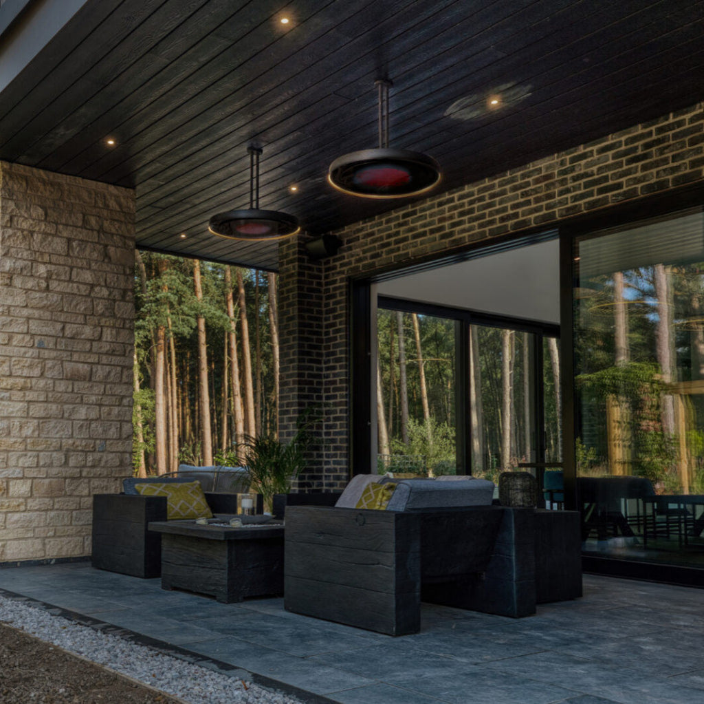 Bromic Heating Eclipse Smart-Heat 2900W Electric Heater and Light With Twin Pole Black | BH0920001-1