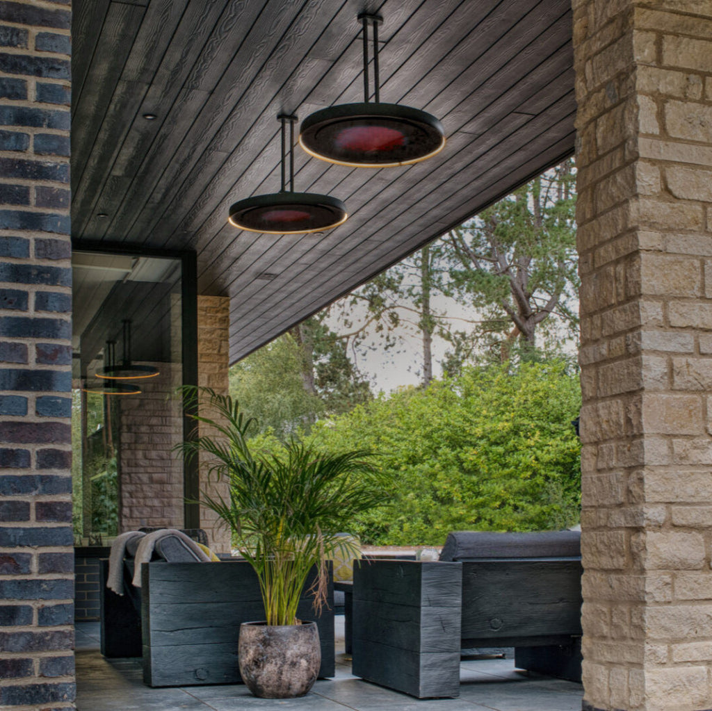 Bromic Heating Eclipse Smart-Heat 2900W Electric Heater and Light With Twin Pole Black | BH0920001-1