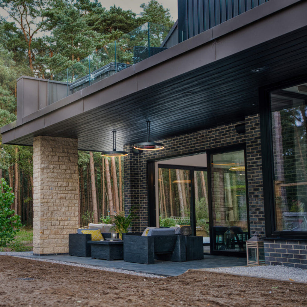 Bromic Heating Eclipse Smart-Heat 2900W Electric Heater and Light With Twin Pole Black | BH0920001-1