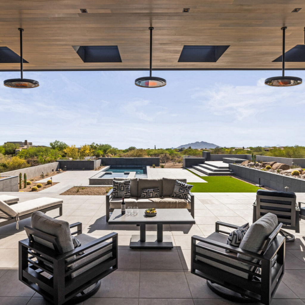 Bromic Heating Eclipse Smart-Heat 2900W Electric Heater and Light With Twin Pole Black | BH0920001-1