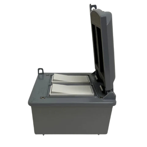 Bromic Manual Wall Switch 20 AMP 120-277V 2CH Outdoor Kit | BH3130082