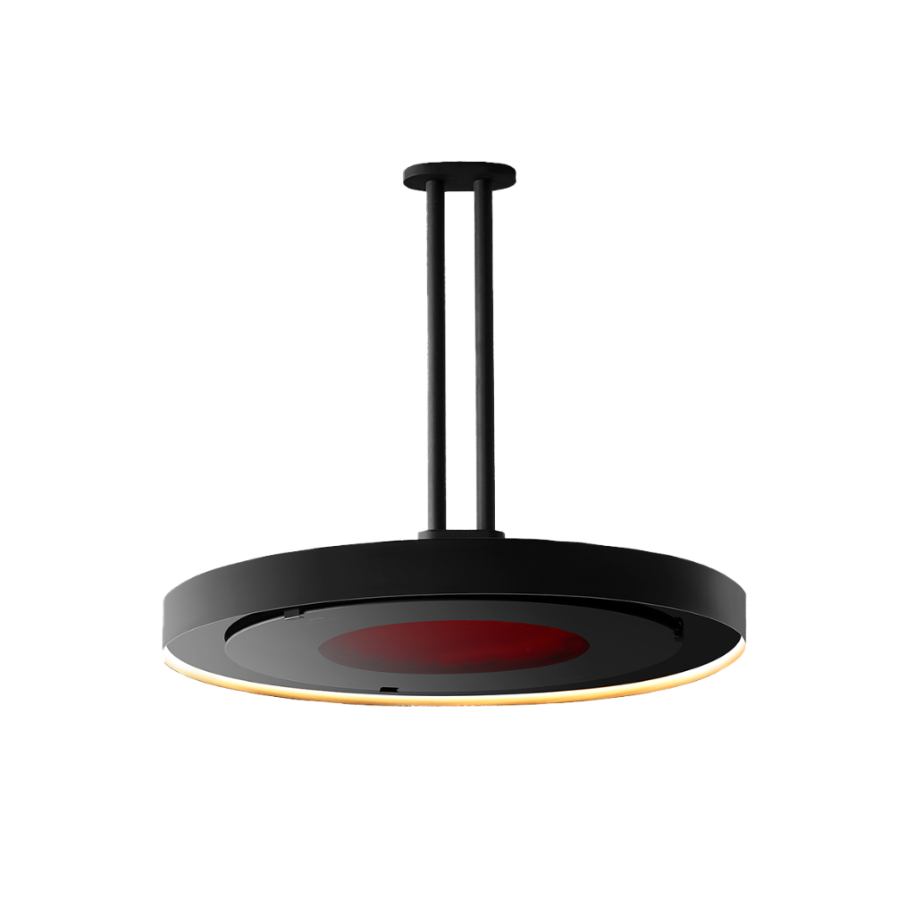 Bromic Heating Eclipse Electric 24 Inch 600mm Twin Straight Ceiling Pole | BH3230003