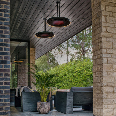 Image of Bromic Heating Eclipse Electric 24 Inch 600mm Twin Straight Ceiling Pole | BH3230003