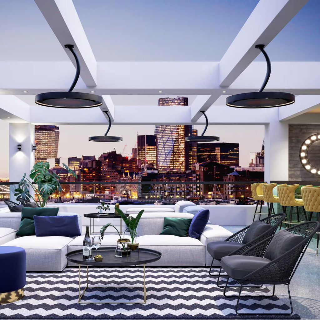 Bromic Heating Eclipse Electric 24 Inch 600mm Curved Ceiling Pole | BH3230004