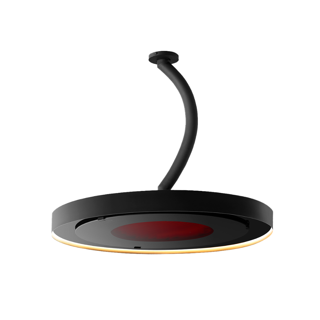 Bromic Heating Eclipse Electric 24 Inch 600mm Curved Ceiling Pole | BH3230004