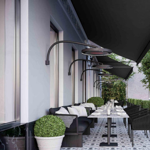 Bromic Heating Eclipse Electric Wall Mount Pole | BH3230006