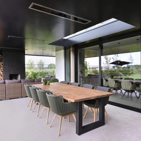 Image of Bromic Heating 53" Platinum Smart-Heat Electric Outdoor Patio Heater 4500W 208V Black | BH3622004