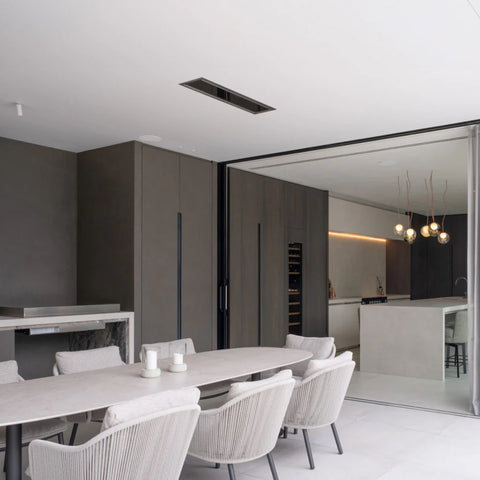 Bromic Heating 53" Platinum Smart-Heat Electric Outdoor Patio Heater 4500W 208V Black | BH3622004