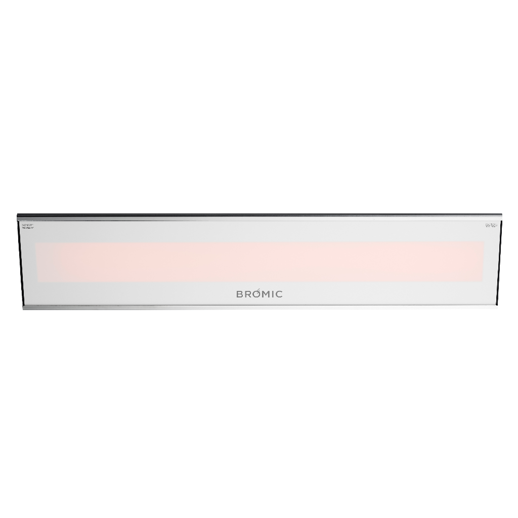 Bromic Heating 53" Platinum Smart-Heat Electric Outdoor Patio Heater 4500W 220-240V White | BH3622001