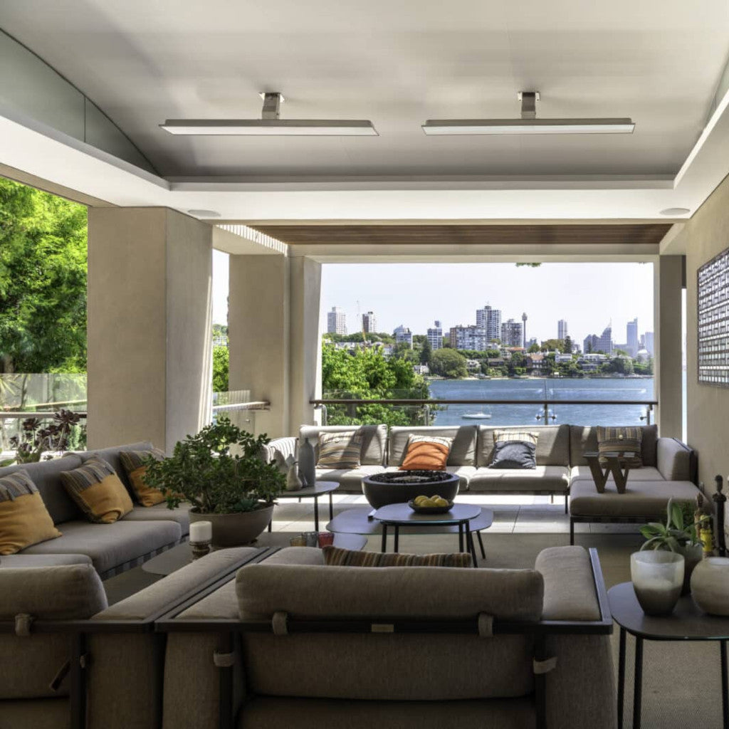 Bromic Heating 53" Platinum Smart-Heat Electric Outdoor Marine Heater 4500W 220-240V White | BH3622003