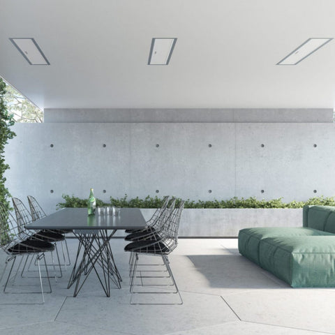 Image of Bromic Heating 53" Platinum Smart-Heat Electric Outdoor Patio Heater 4500W 208V White | BH3622005