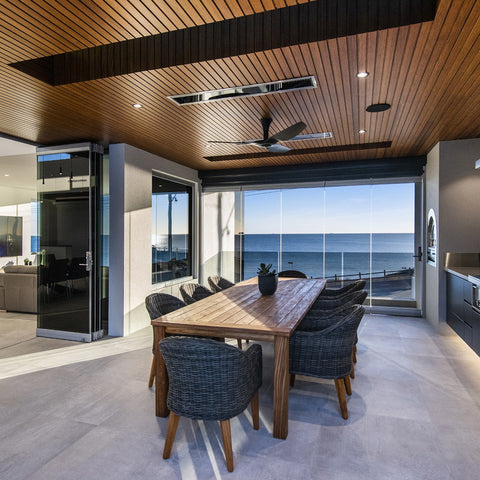 Image of Bromic Heating 53" Platinum Smart-Heat Electric Outdoor Marine Heater 4500W 208V Black | BH3622006