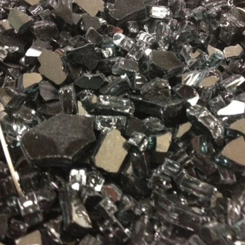 Image of Crushed Tempered Fire Glass. (5lb bag)