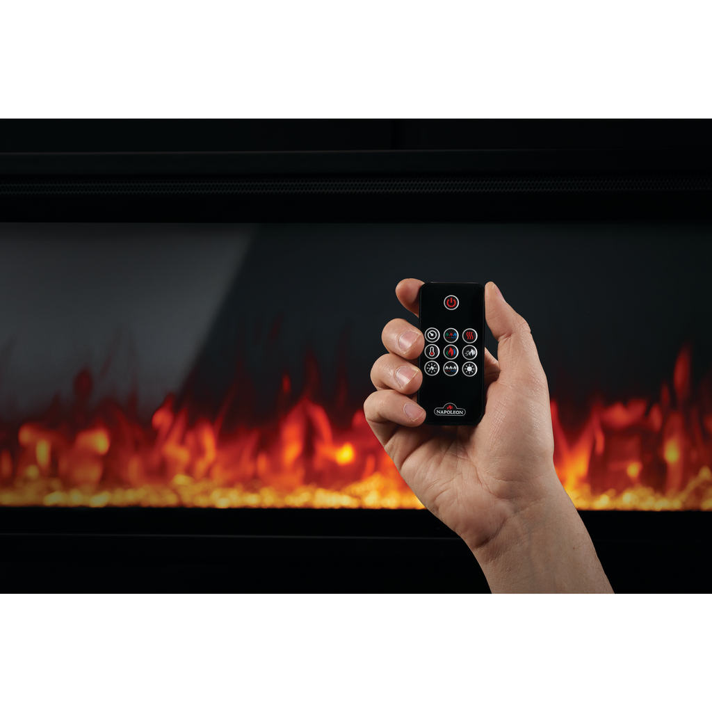 Napoleon Entice 36" Linear Wall Mount Electric Fireplace - NEFL36CFH-1