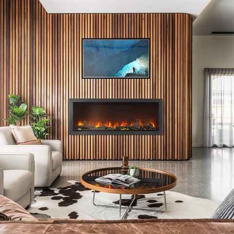 Image of Napoleon Astound 62" Built-In Wall Mount Electric Fireplace | NEFB62AB