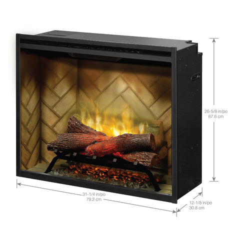 Image of Dimplex Revillusion® 30-Inch Built-In Electric Fireplace - RBF30-FG | 500002388