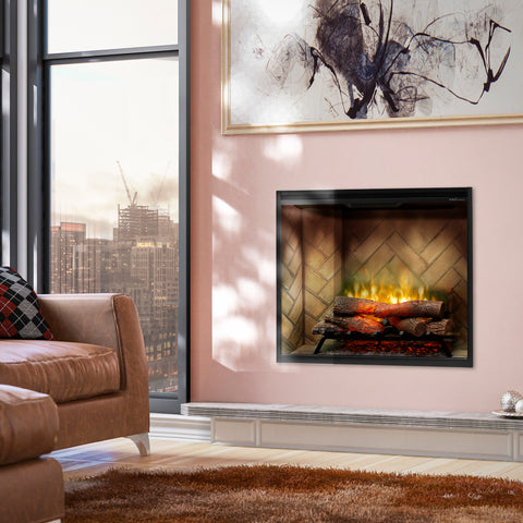 Image of Dimplex Revillusion® 36" Portrait Built-In Electric Fireplace - RBF36P-FG | 500002398