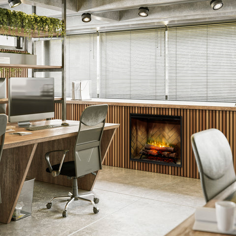 Image of Dimplex Revillusion® 36" Portrait Built-In Electric Fireplace - RBF36P-FG | 500002398