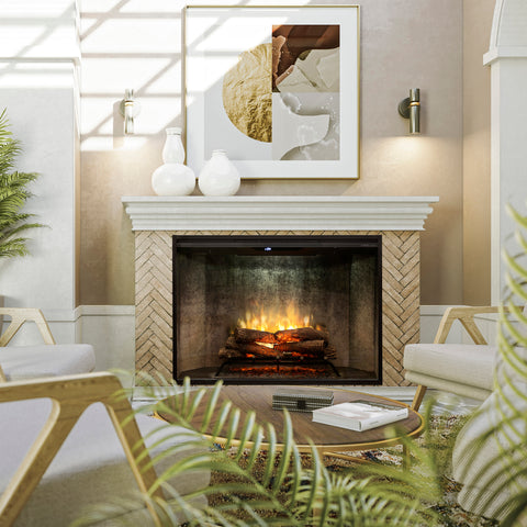 Dimplex Revillusion® 42" Built-In Electric Fireplace - Weathered Concrete - RBF42WC-FG | 500002411