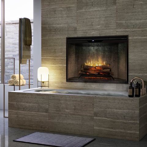Image of Dimplex Revillusion® 42" Built-In Electric Fireplace - Weathered Concrete - RBF42WC-FG | 500002411