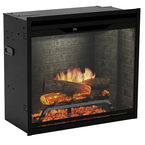 Image of NEW! Dimplex Revillusion® 24-Inch Built-In Electric Fireplace - Neutral Brick - REV24-NB | 500005127