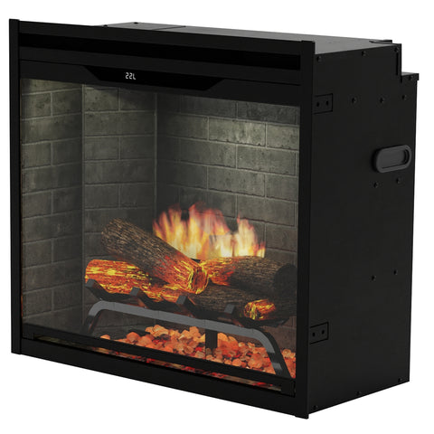 Image of NEW! Dimplex Revillusion® 24-Inch Built-In Electric Fireplace - Neutral Brick - REV24-NB | 500005127