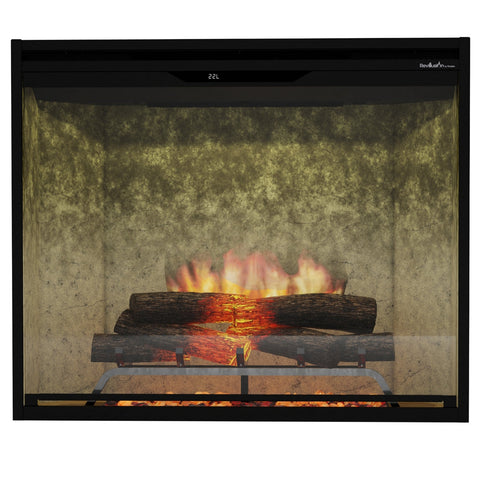 Image of NEW! Dimplex Revillusion® 36-Inch Portait Built-In Electric Fireplace - Weathered Concrete Backer Panels - REV36P-WC | 500005136